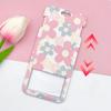Sweet Floral Card Protective Sleeve Neck Strap Lanyard Card Holder Cute Card Case  ID/Bus/Bank Card