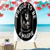 Collingwood Warriors Print Beach Towel, Large Soft Quick Dry Towel for Beach Camping Swimming