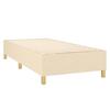 Maison Exclusive - Sommier à lattes de lit avec matelas Crème 100x200 cm Tissu