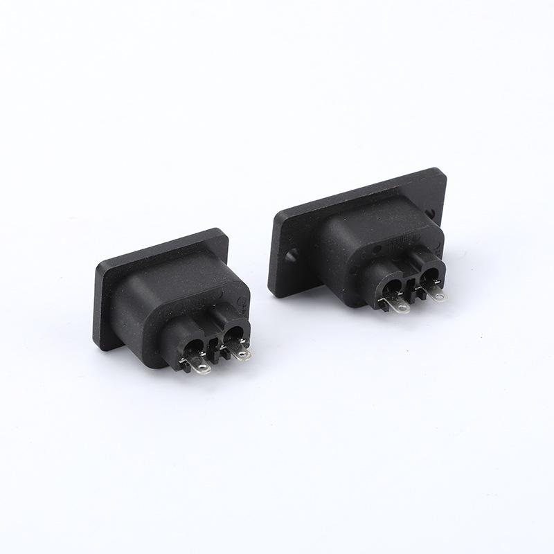 Figure-eight Female Power Socket, 2-Hole Plug, 8-Shaped Connector