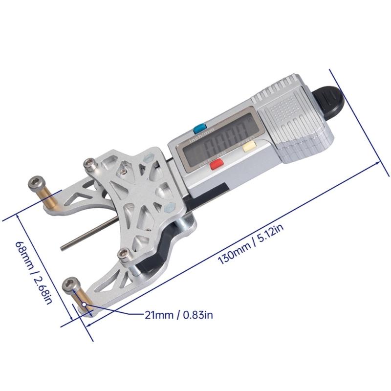 Belt Tension Tool Aluminum Belt Tension Measuring Device  Digital Display for Accurate Belt Calibration Lightweight
