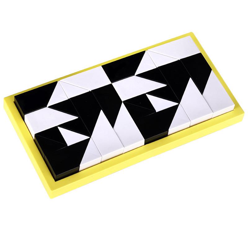 Hidden Building Blocks: Black & White Puzzle Toy for Kids - Sparks Imagination & Parent-Child Play