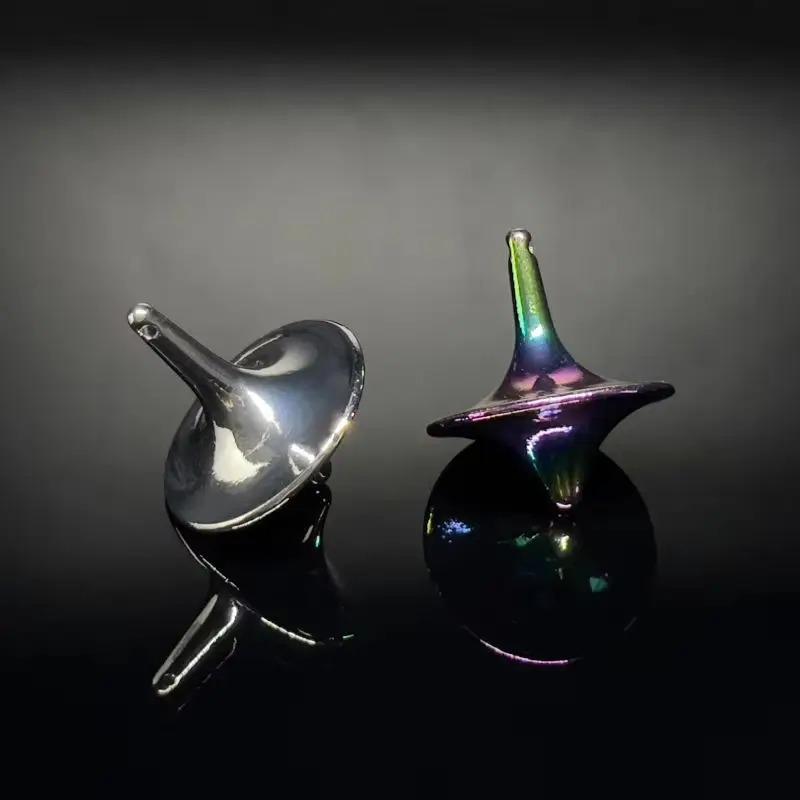 Hot Movie Totem Metal Gyro - Silvery Hand Spinning Top Fingertips Cyclone Anti Stress Fidget Toy for Adult Gifts