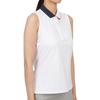Galleria G Fore Golfwear Women S Collar SleeveleSS T ShirT G4lS23k860c Sno