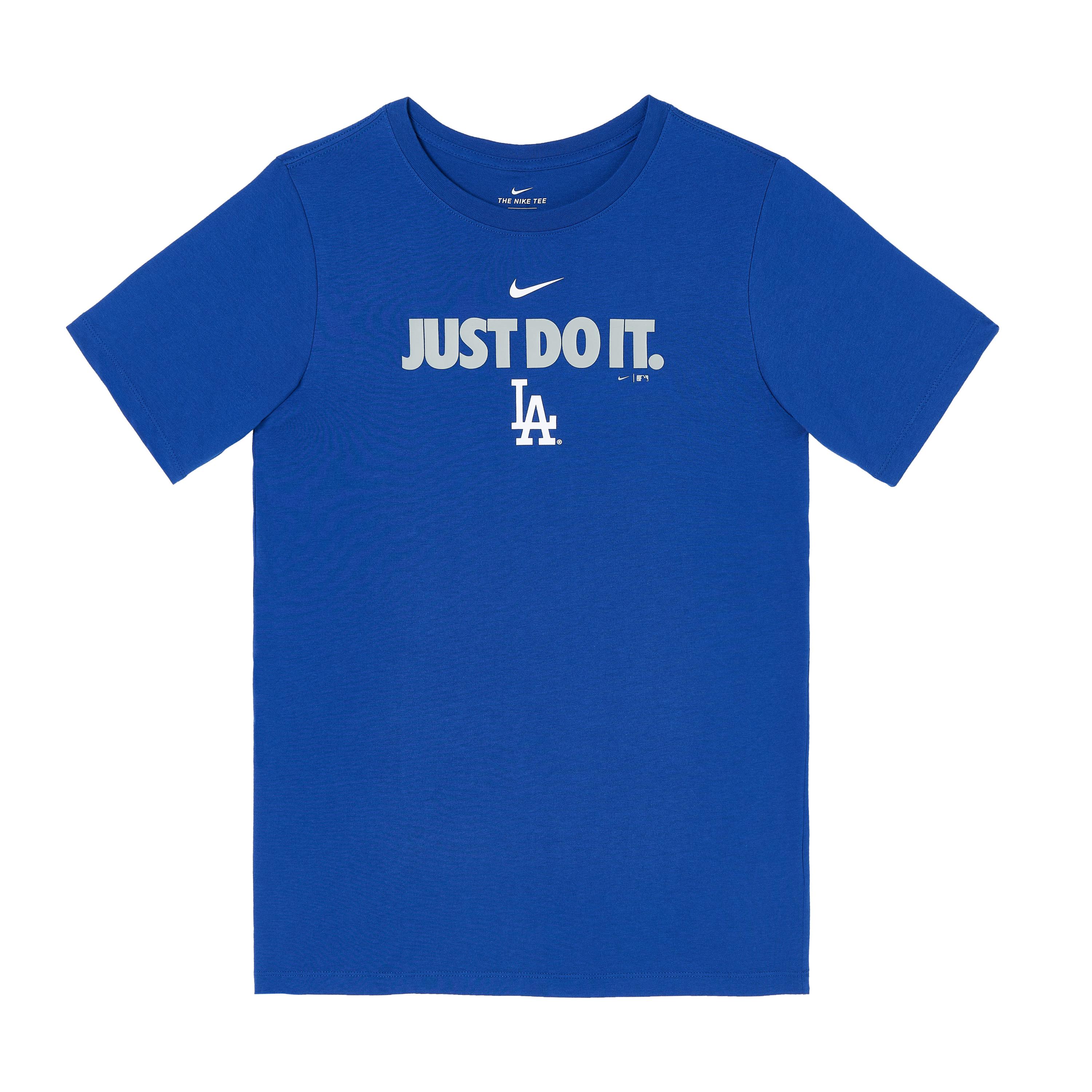 

Nike MLB Collaboration Los Angeles Dodgers Dri-Fit Sports Quick-Dry Basketball T-Shirt Kids Tops 3Z3G6SAHC-LAD M