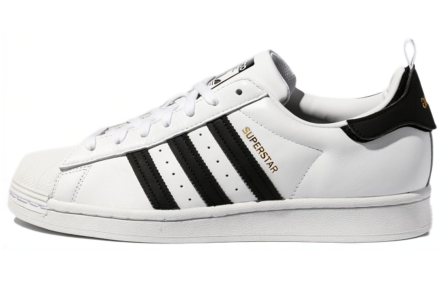 Adidas Originals Superstar Shoes  Black White Gold  FX7784 36