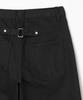 MILLO WOMEN Double Knee Cotton Loose Pants [Black]