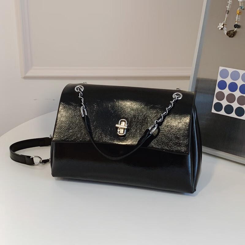 OGAR Luxury PU Chain Shoulder Bag