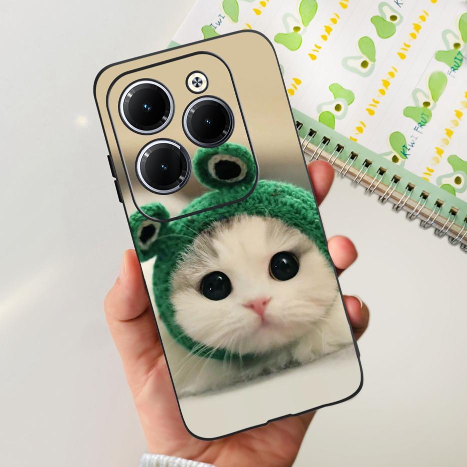 For Infinix Hot 40 Pro Case X6837 Cute Fashion Cover Soft Silicone Phone Case For Infinix Hot 40i Hot40 Pro Hot40i Fundas Bumper
