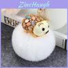 Adorable Water Drill Pig Keychain For Women With Colorful Metal Design Perfect For Gifts