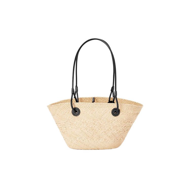 Loewe Anagram Basket Small Bag Natural/Black Women Tote_bags A223P65X01-2165