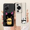 For Huawei P60 Pro Case MNA-AL00 New Luxury Candy Painted Cover Soft Silicone Case For Huawei P60 Art P 60 Pro P60Pro Funda Bags
