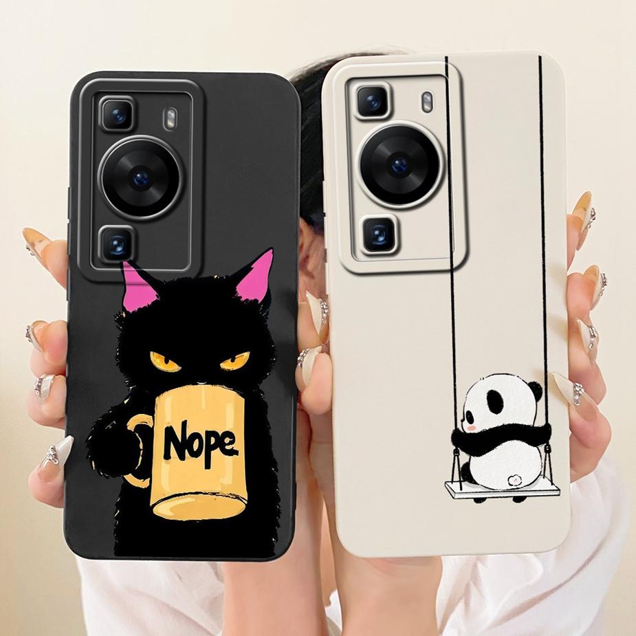For Huawei P60 Pro Case MNA-AL00 New Luxury Candy Painted Cover Soft Silicone Case For Huawei P60 Art P 60 Pro P60Pro Funda Bags