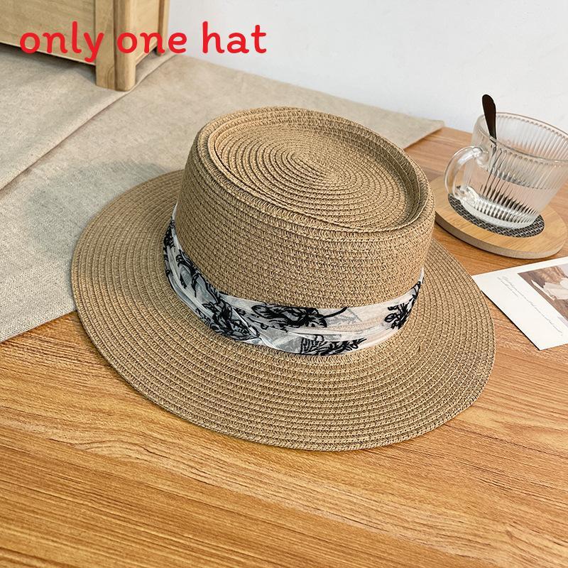 Vintage Style Ladies Sun Hat With Breathable Polyester And Adjustable Fit For Outdoors