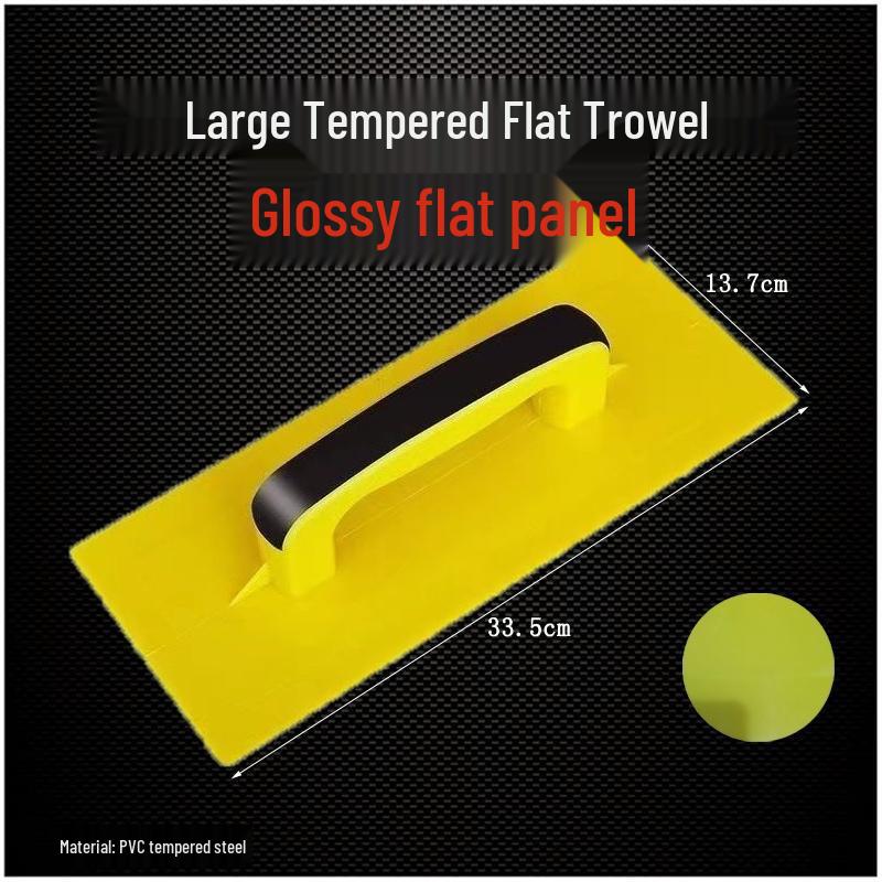 

Gray Plastic Plastering Float – Smooth Surface Trowel for Bricklayers and Tilers