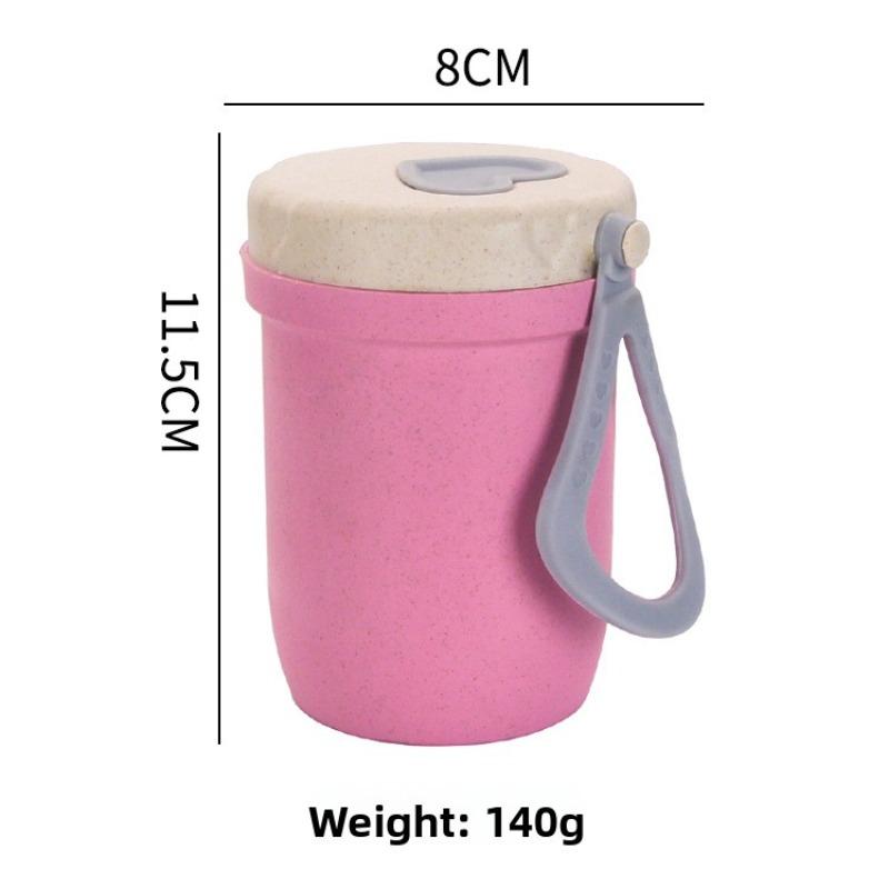 Wheat Straw, Student Party, Office Worker, Breakfast Cup, Coffee Cup, Portable Cup, Personalized Water Cup