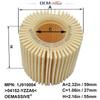 3x Ölfilter für Toyota Corolla E150 E160 2ZR-FE 2ZR-FAE 2ZR-FBE 1798CC 1NR-FE 1329CC 1ZR-FE 1ZR-FAE 1598CC 2007 2008 - 2018