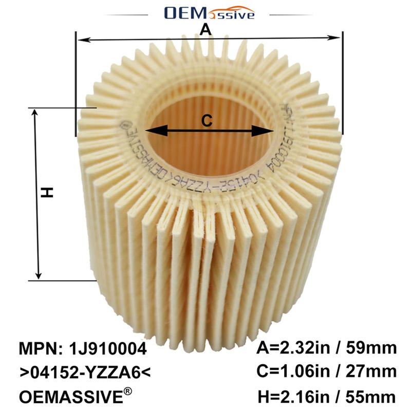 3x Ölfilter für Toyota Corolla E150 E160 2ZR-FE 2ZR-FAE 2ZR-FBE 1798CC 1NR-FE 1329CC 1ZR-FE 1ZR-FAE 1598CC 2007 2008 - 2018