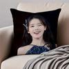 South Korea Beauty lLee Ji Eun IU Cushion Cover Pillowcase Antidustmite Invisible Zipper Short Plush Sofa Cushion