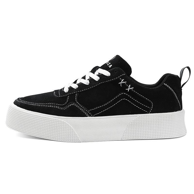 Men's shoes spring new fashion men's versatile casual sports platform non-slip wear-resistant heightening board shoes