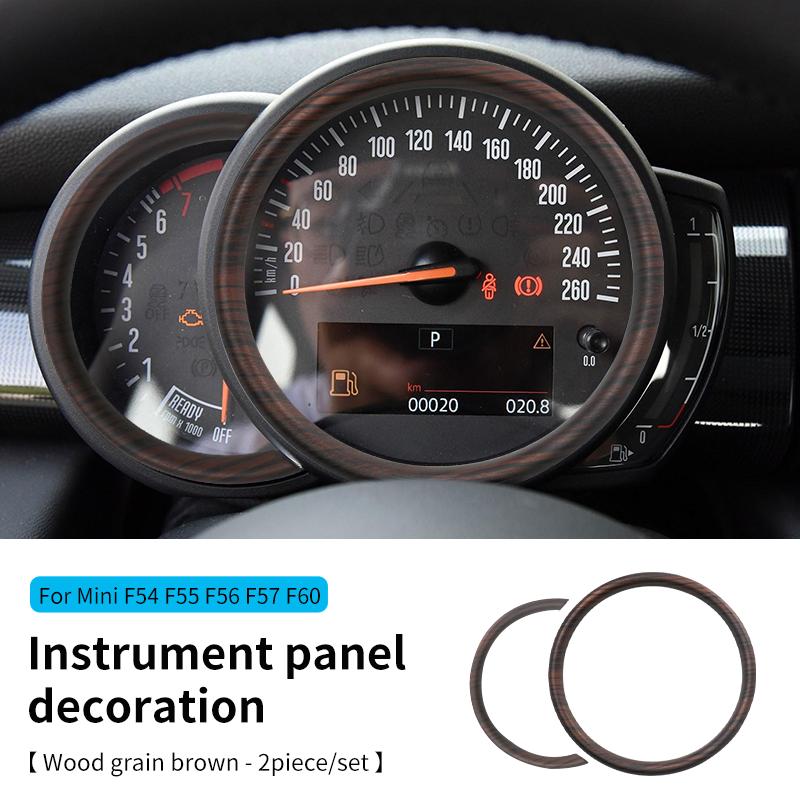 Car Tachometer Decoration Cover For MINI Cooper S F54 F55 F56 F60 Countryman Dashboard Panel Frame Cover Trim Car Accessories