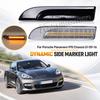 LED Turn Signal Side Marker Light For Porsche Panamera 970 G1 Sequential Before Facelift 2009-2016 Flashing Light