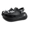 Crocs Classic Crush Clog Clogs Unisex Black