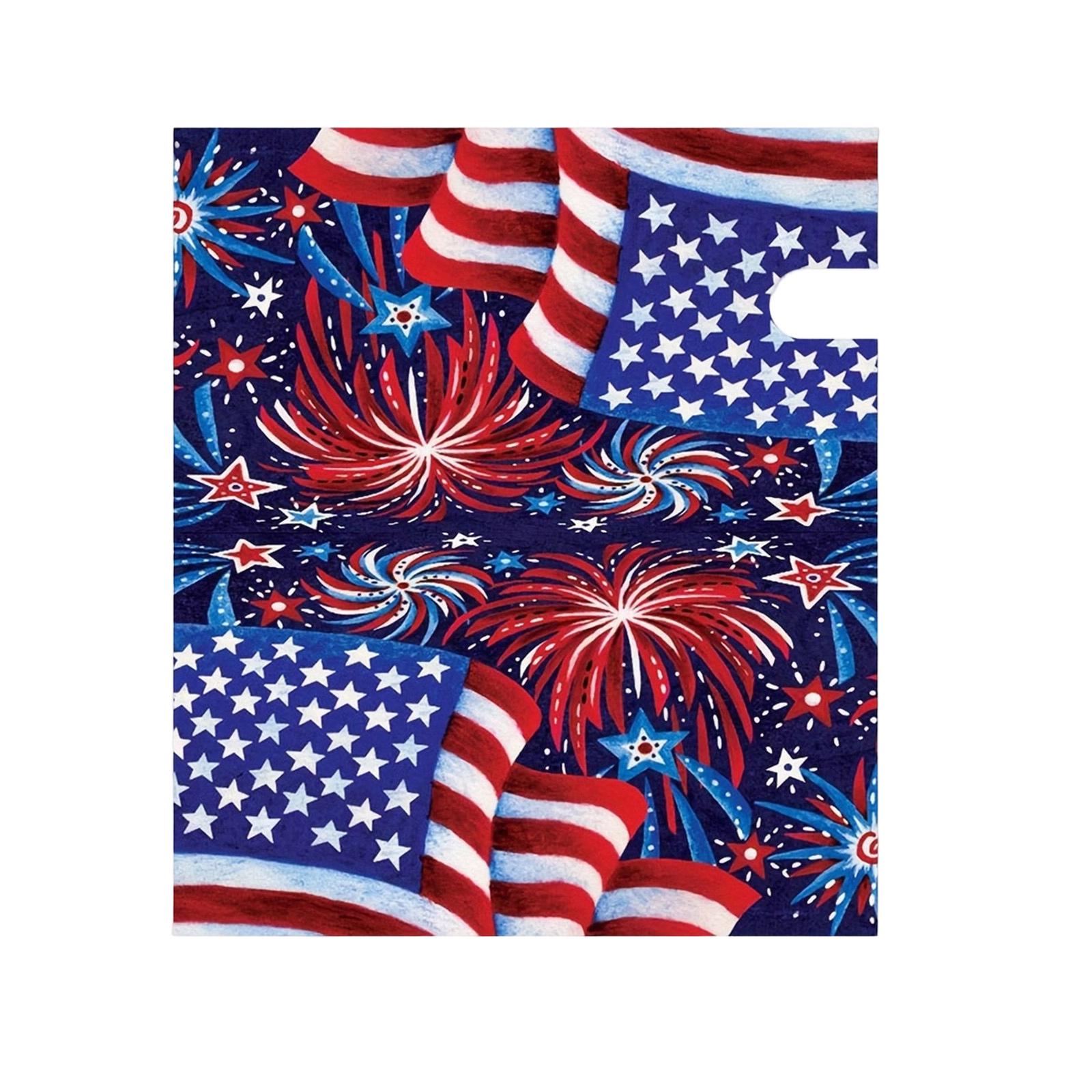 Independence Day Patriotic  Themed Magnetic Mailbox Cover