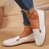 Damen Loafer Leichte Schuhe für Damen Bequeme Freizeit-Sneaker Zum Hineinschlüpfen Ballerinas Damen