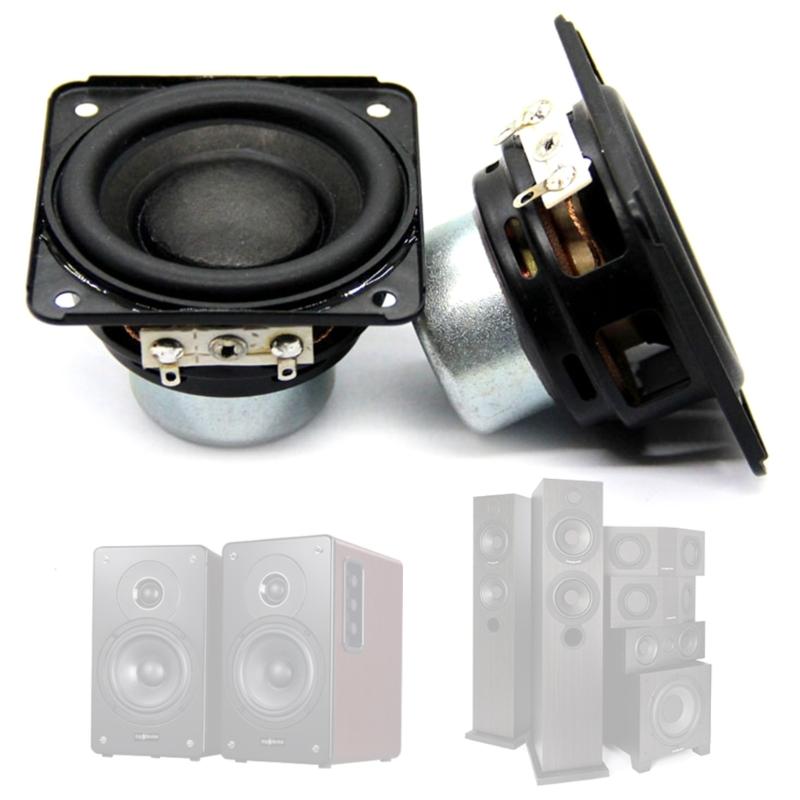 Portable 58mm Inner Magnetic Speaker, 15W Full Ranges Loudspeakers Suitable for DIY Projects for Home Theater Use