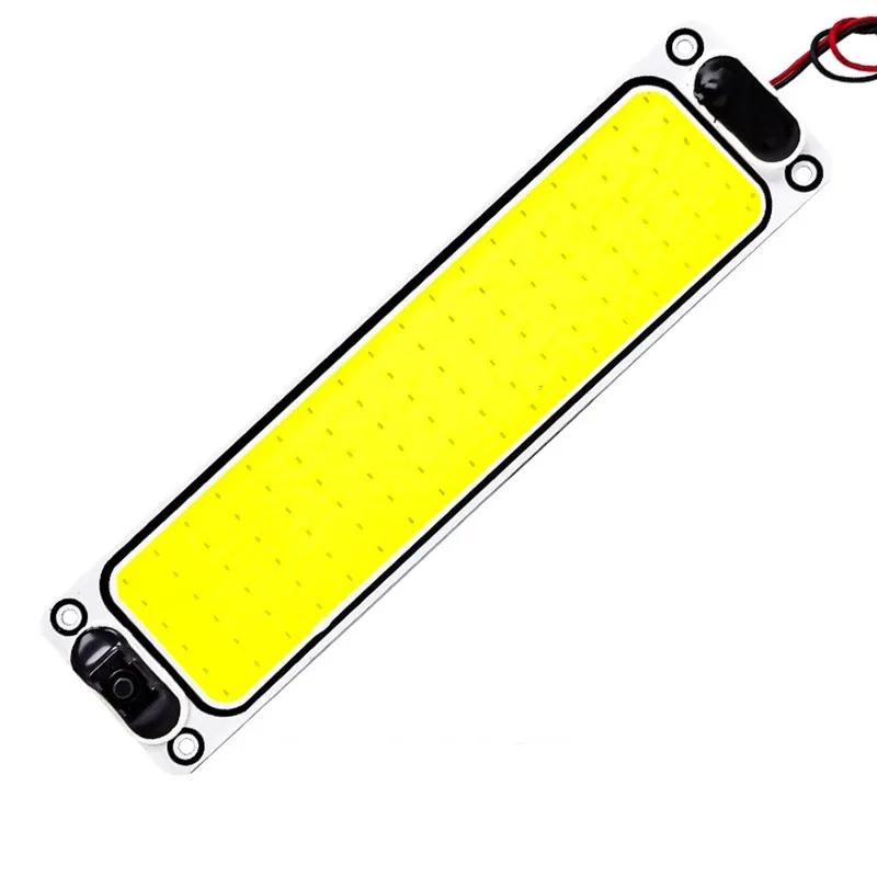 1pc LED 12-24V Car Reading LED Night Strip Light Interior Light Ceiling Lamp with On Off Switch for Van Lorry Truck Camper Boat