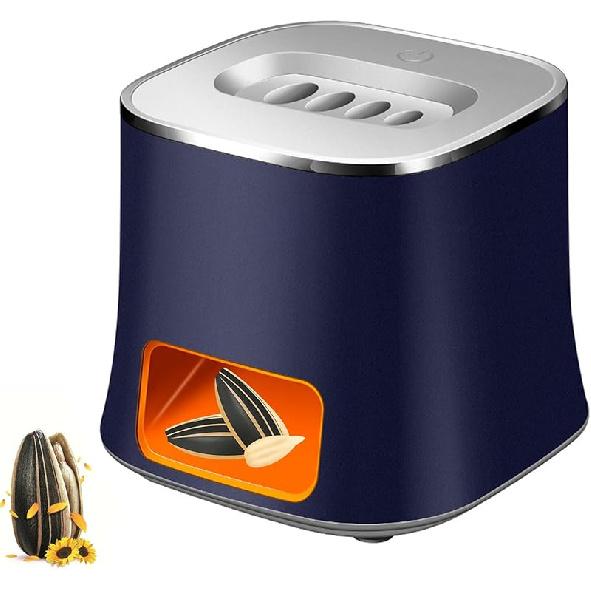 Automatic Sunflower Seed Peeler, Electric Nut Peeler, Electric Almond Sheller - Labor Saving, High Efficiency, Easy to Clean (White)