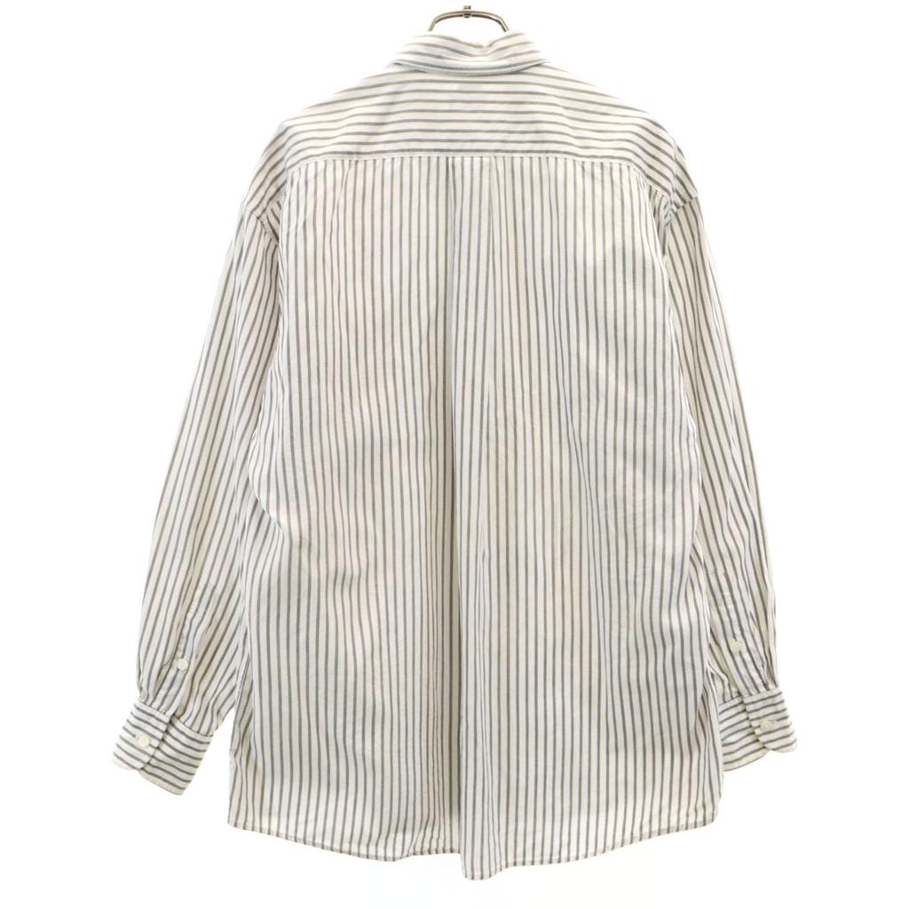 KENZO 90s Made in Japan Old Striped Pattern Long sleeve shirt 1 Gray Men's Used