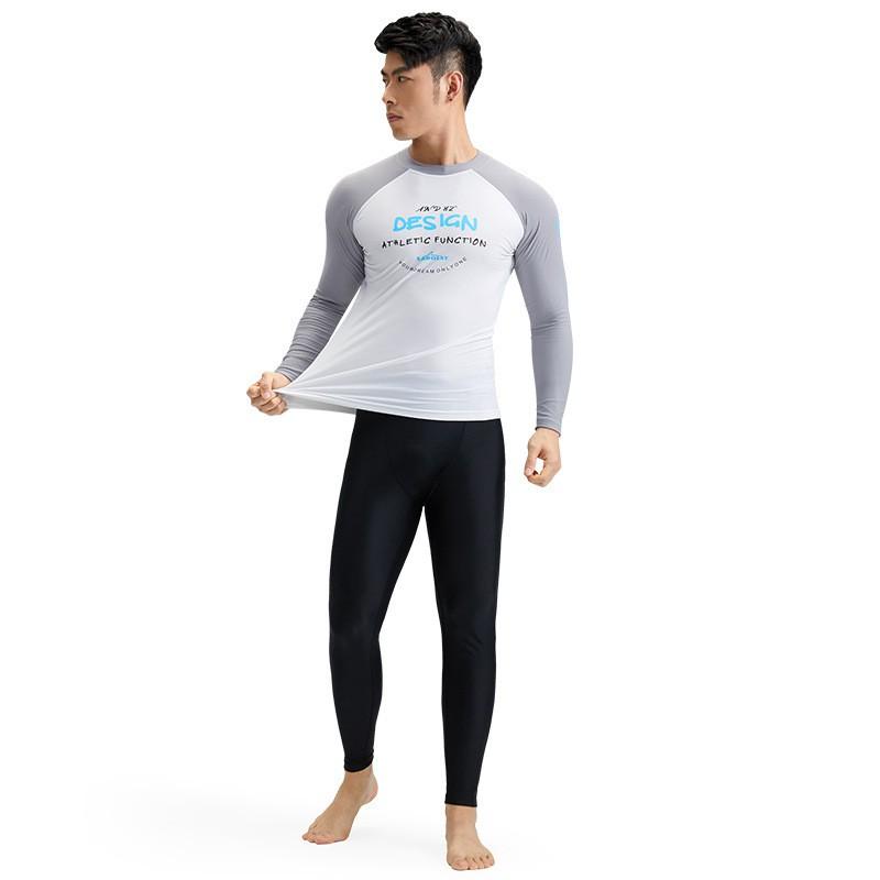 Mens Racing Swimwear Set Quick-Dry UV Protection Separate Swimming Water Sports Adult Size L-XXXXXL