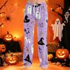 Women's Pajama Pants with Drawstring Halloween Print Relaxed Fit for Casual