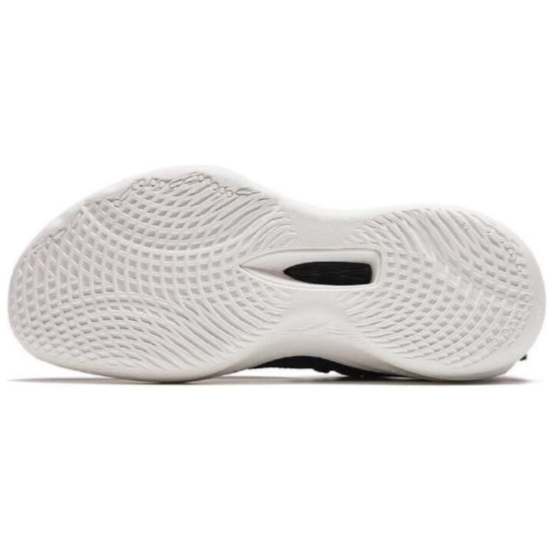 Anta Light Cavalry 9 Cushioning Slip Resistant Abrasion Resistant Low Top Basketball Shoes Men's Black White Sneakers 112421610-2