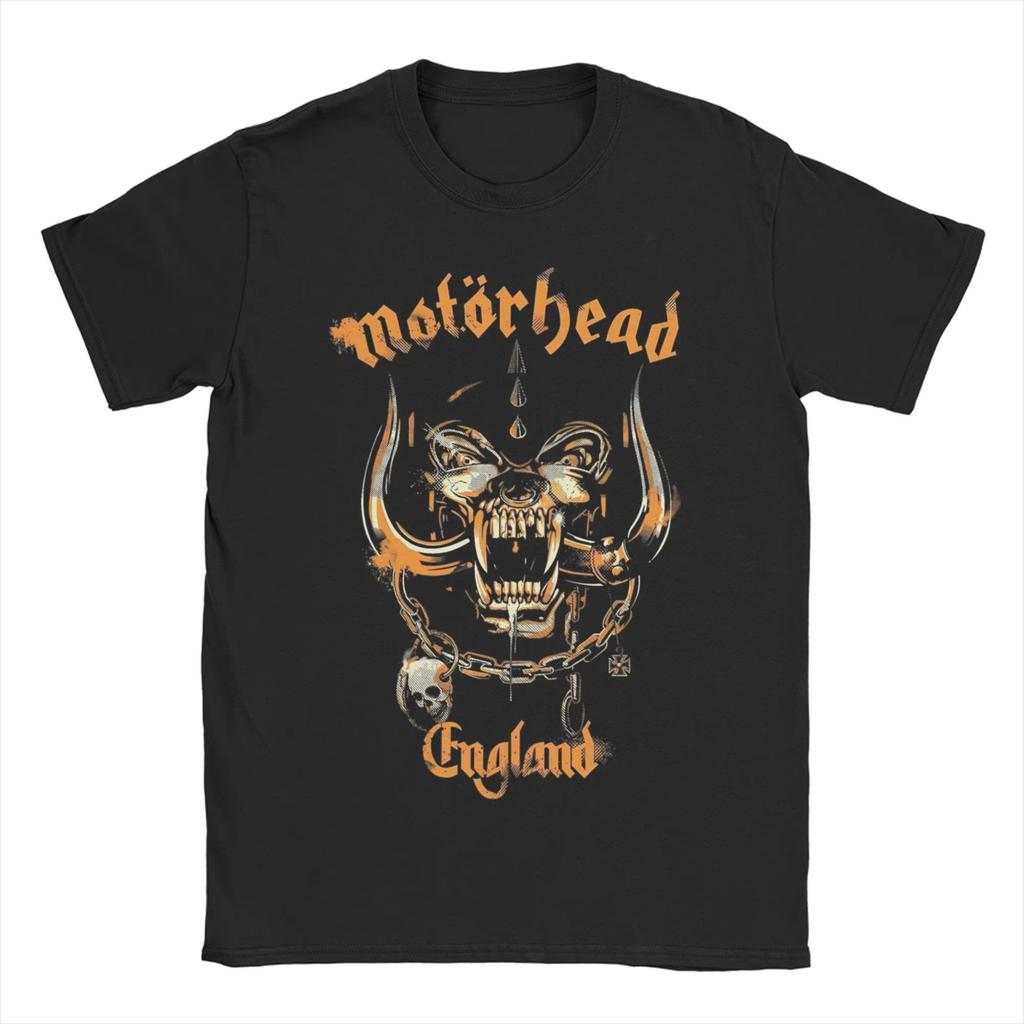 Best Eng.land Motorhead Men Women T Shirts Funny Tees Short Sleeve Round Collar T-Shirts Cotton Clothes