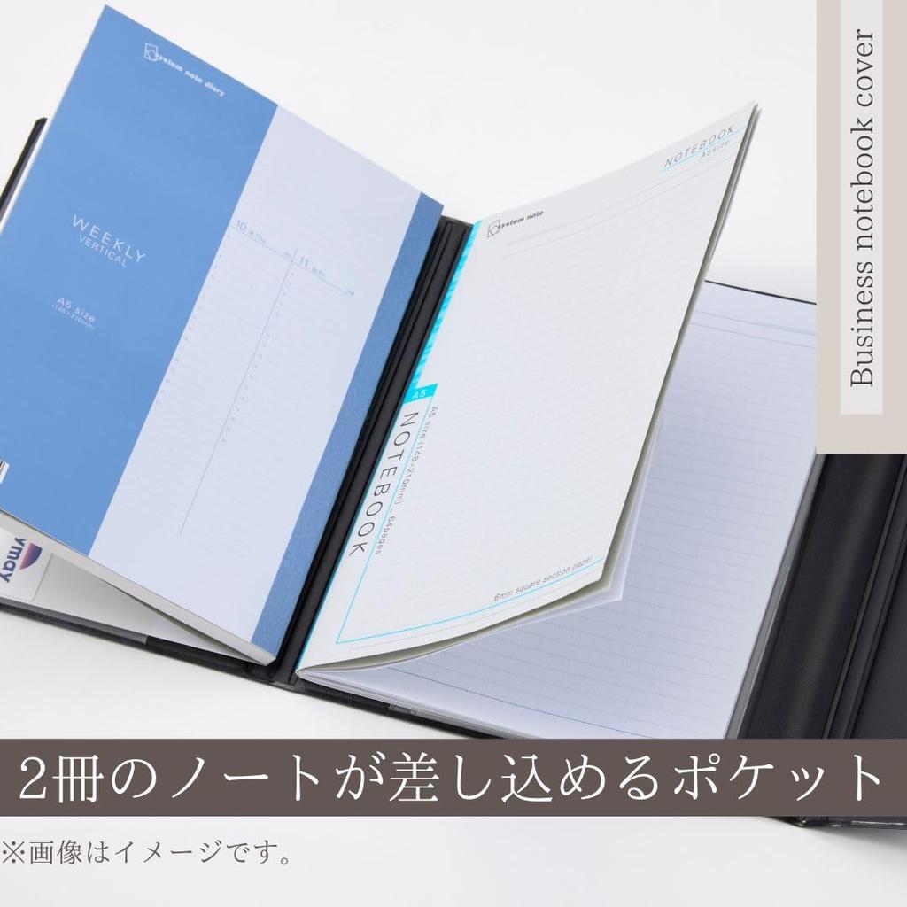 Raymay Business Notebook CN1399K Cover, B5, Navy,