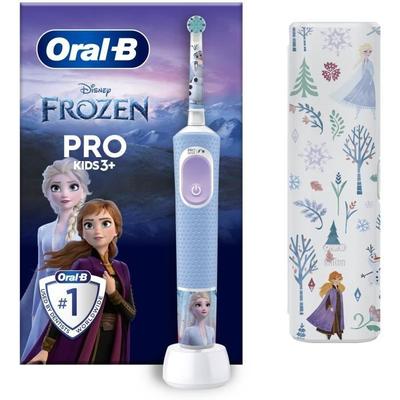 Oral-B Pro Kids3+ Çocuk Elektrikli Diş Fırçası Karlar Kraliçesi, Disney, 1 Seyahat Kılıfı, 1 Yumuşak Fırça Başlığı