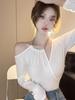 Oversized Chain T Shirt With Asymmetric Design For Casual Women Wear