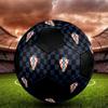 TAGLIA 5 Pallone da Calcio Federazione Calcistica Croata Colorato Per Tutte le Età Cucito a Macchina PVC Pronto per la Competizione Resistente Alta Rimbalzabilità
