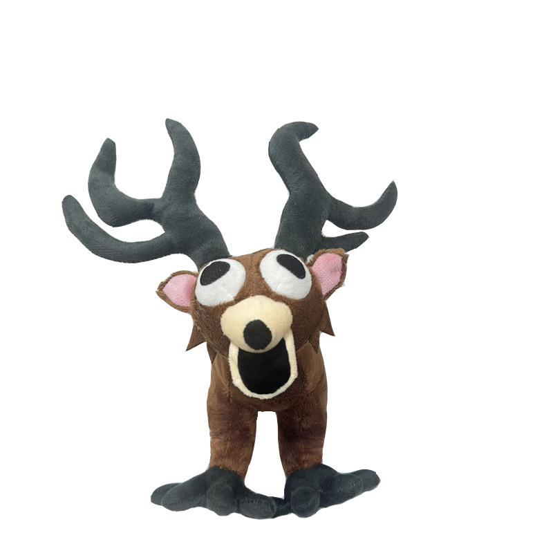 99Nights Horror Game Merchandise: Reindeer Plush Toy; 99Nights Party Reindeer Stance Plush Toy