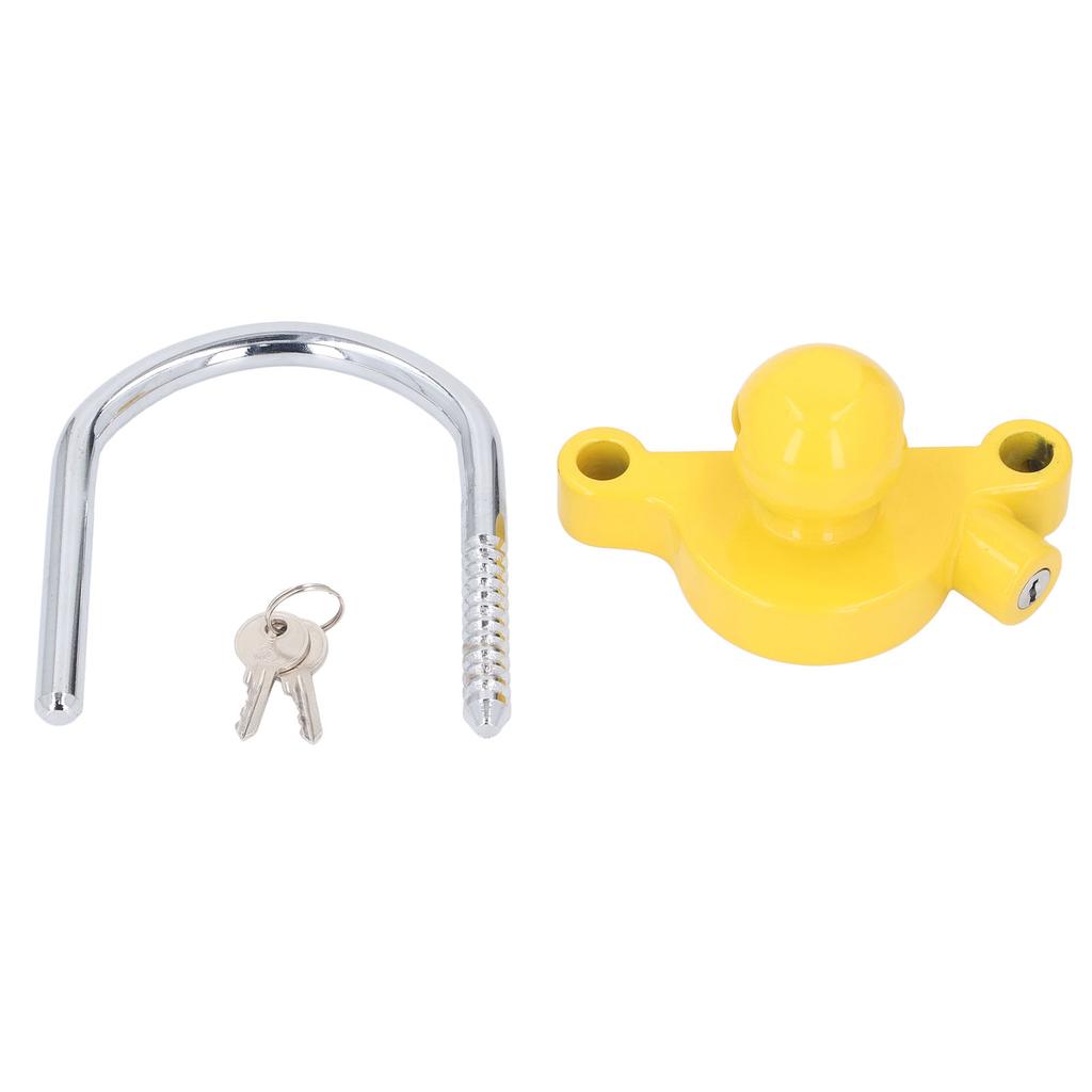 Blokada kulowa haka holowniczego 11 pozycji blokujących Stalowy pręt w kształcie litery U 13 mm Aluminiowy stop Zaczep przyczepy