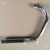 Retro-Style Front Section Exhaust Pipe for CG125 with Accessories