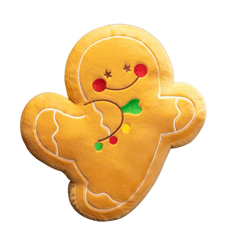 

Серия Очаровательная Рождественская Плюшевая Игрушка Кукла Венок Пряничный Человек Подушка Снеговик Gingerbread Man,14cm/5.51in
