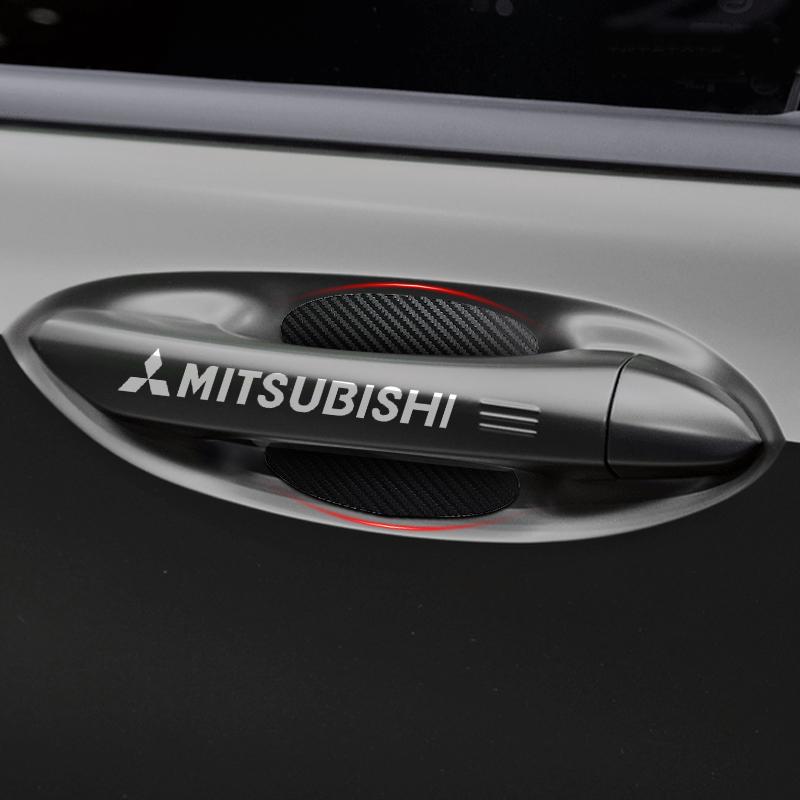 Autotür-Aufkleber Auto-Griff Kratzschutz-Schutzfolie Für Mitsubishi Outlander I200 Pajero Eclipse ASX Lancer Space Delica Ex