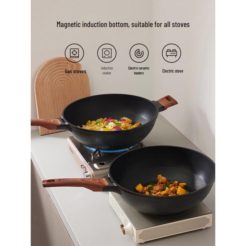 COOKER KING Non-stick Wok & Frying Pan
