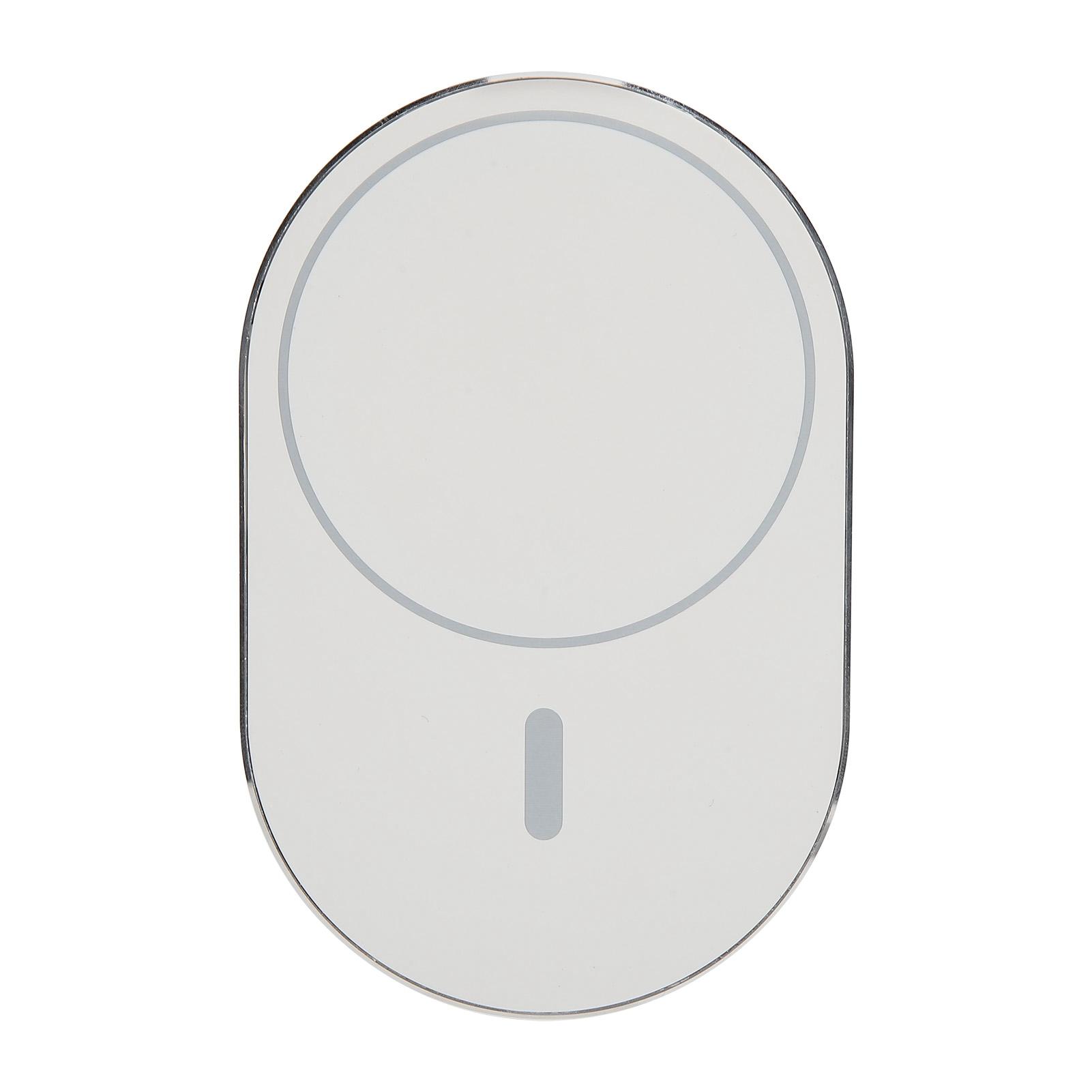 

15 Вт Круглый Магнитный Присоска Беспроводной Зарядное Устройство Автомобильный Держатель Мобильного Телефона Быстрая Зарядка Белый белый