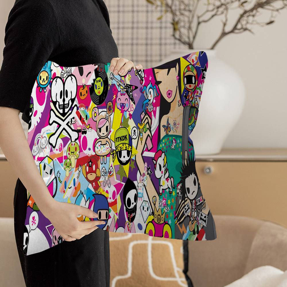 Japan T-Tokidoki Personalized Pillow Cover Kids Bedroom Wild Party Decor Pillowcase Kid Birthday Shower Gift