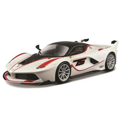 Bburago 1/24 Scale Ferrari FXX K #75 White / Diecast Model Car, Finished Model, 18-26301 (#75)